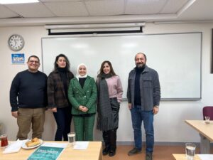 Officials from USAL University in Lebanon and Istanbul Gedik University during an academic meeting discussing future collaborations.