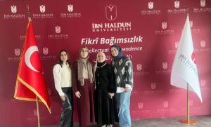 USAL University representatives from Lebanon visit Ibn Haldun University campus in Turkey to discuss exchange programs and Erasmus+ cooperation.
