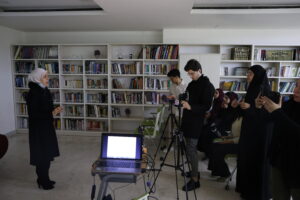 USAL University students participating in a field-based exam activity as part of an innovative academic assessment on campus in Lebanon.